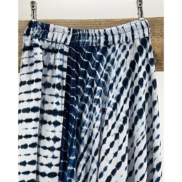 Apau ~ Gender Fluid Aladdin Gypsy Shibori Tie Dyed Rayon Pants - Picture 13 of 16